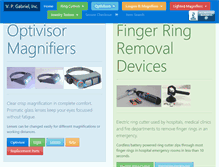 Tablet Screenshot of loupe-magnifier.com